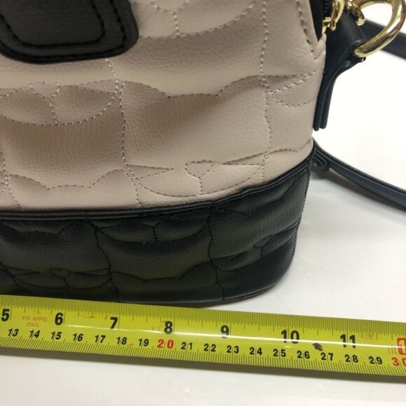 Betsey Johnson black and white quilted crossbody bag - Picture 10 of 14
